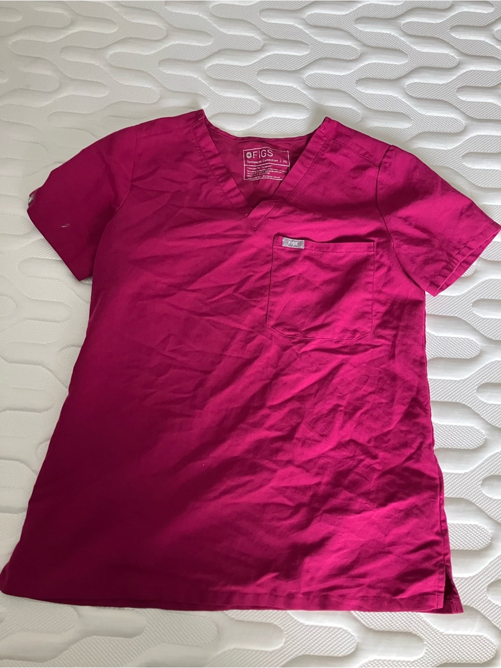 Figs Catarina Top XS Magenta